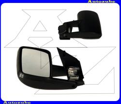 VW LT 1996.01-2005.12 /2D/ Visszapillantó tükör bal, kívűlről állítható, domború tükörlappal, fekete borítással VG9507004