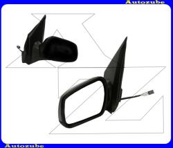 FORD FUSION 2005.10-2012.01 Visszapillantó tükör bal, elektromos, fűthető-domború tükörlappal, fekete borítással FD3527304P