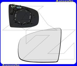 BMW X5 E70 2006.10-2010.03 Visszapillantó tükörlap bal, fűthető-aszférikus "4 pólusú csatlakozós" (tartólappal) 303-0114-1