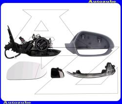 AUDI A6 ALLROAD C7 2012.01-2019.05 /4G/ Visszapillantó tükör jobb, elektromosan behajló, fűthető-aszférikus tükörlappal, sávtartó asszisztensel, fényezhető borítással, irányjelzővel V0342818