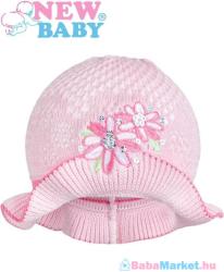 NEW BABY Kötött kalap New Baby rózsaszín - rózsaszín