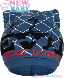 NEW BABY Tavaszi gyerek sapka - New Baby felirattal kék