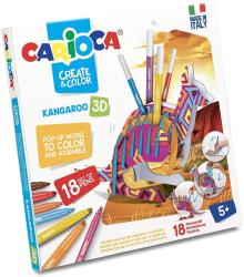 CARIOCA Set articole creative CARIOCA Create & Color - KANGAROO 3D