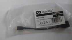 Conecto Cablu adaptor pentru casa de marcat fiscala cu functie OTG mini USB tata - USB mama 15cm Conecto (CC20041)