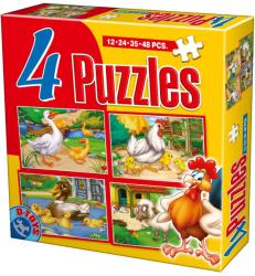 D-Toys Animale 4in1 (64585) Puzzle