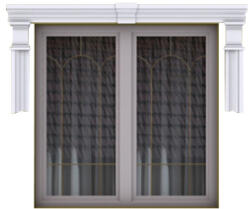 ANRO Ablak szett-18 (Kültéri ablak homlokzati díszítéséhez) (Szett-18)