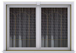 ANRO Ablak szett-11 (Kültéri ablak homlokzati díszítéséhez) (Szett-11)