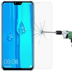 Temp-glass006089 Huawei Y9 (2019) Karcálló, ütésálló kijelzővédő üvegfólia, 9H tempered glass, törlőkendővel (Temp-glass006089)