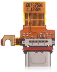  tel-szalk-009713 Sony Xperia XZ1 Compact töltőcsatlakozó port, flexibilis kábel / töltő csatlakozó flex (tel-szalk-009713)