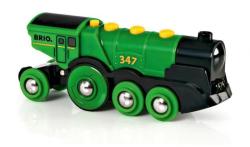 Locomotiva mare verde BRIO