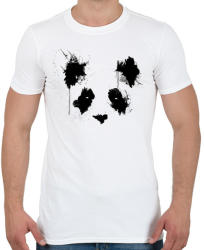 printfashion Festett panda - Férfi póló - Fehér (1273241)