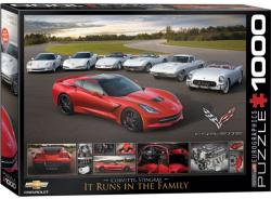 EUROGRAPHICS 2014 Corvette Stingray It Runs in the Family 1000 piese (6000-0736)