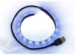 Inter-Tech Banda LED Inter-Tech albastra Strip 30cm USB (88885449) - sogest