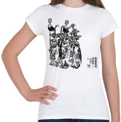 printfashion zenészek - Női póló - Fehér (1282450)