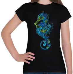 printfashion Seahorse - Női póló - Fekete (1292736)