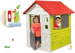 Smoby Set căsuţă Nature Smoby cu oblon retractabil și sonerie electronică cadou de la 24 luni (SM810712-10) Casuta pentru copii