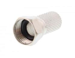 Well Conector F 20mm +garnitura de cauciuc pentru cablu 7mm WELL (FC-7.0F20GS-WL)