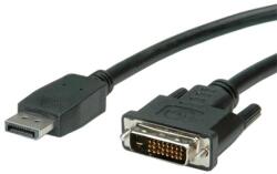 OEM Displayport - DVI-D M/M video jelkábel 2m fekete (11.99. 5610) RO11995610 (RO11995610)