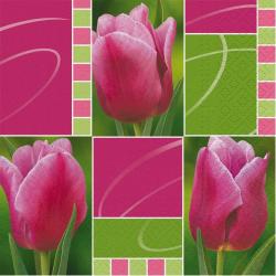 HOSTI Szalvéta Pink tulips