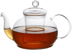 Teapot Ceainic din sticla, cu capac si infuzor din sticla, 600 ml