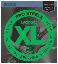 D'Addario EPS220-5 Set de 5 corzi pentru bas (<![CDATA[EPS220-5]]>)