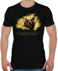 printfashion papamaci - Férfi póló - Fekete (1299048)