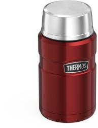 Thermos Ételtermosz, ételtartó - Thermos Food Jar kanállal - 710 ml - bordó színben, dupla falu, Thermos vákuumszigetelő technológia