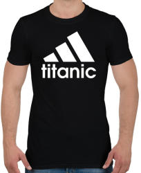 printfashion Titanic 2 - Férfi póló - Fekete (1310455)