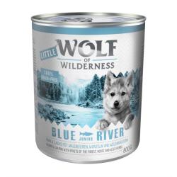 Wolf of Wilderness Junior Blue River Chicken & Salmon 6x800 g