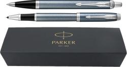 Parker Set pix+roller Parker IM Royal albastru gri cu accesorii cromate (PAR-SETPRIMR6)