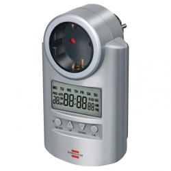 Hugo Brennenstuhl GmbH Реле за време с контакт LCD дисплей, 16А, 230V, седмично, DT 1507500 Hugo Brennenstuhl GmbH