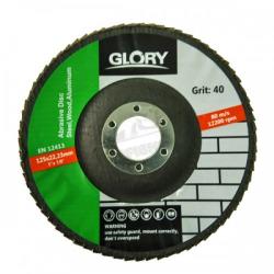 REDCO Ламелен диск за шлайфане на стомана ALU 125x22 T27 Glory (P191254031100)