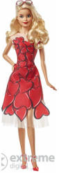 Mattel Barbie szívecskés ruhában (FXC74)