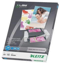 Leitz iLAM UDT meleglamináló fólia - A4 - 100 mikron - 100 db/csomag (E74800000)