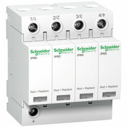 Schneider Electric Schneider A9L20400 ACTI9 iPRD túlfeszültség-korlátozó, cserélhető betéttel 20kA, 4P, 350V (A9L20400)