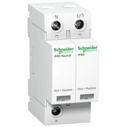Schneider Electric Schneider A9L65501 ACTI9 iPRD túlfeszültség-korlátozó, cserélhető betéttel távjelzéssel, 65kA, 1P-N, 350 (A9L65501)