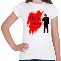 printfashion hello boys - Női póló - Fehér (1313118)