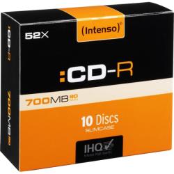 Intenso CD-R, 10 bucati, 52x, 700 MB (1001622) - vexio