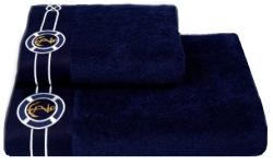 SOFT COTTON MARINE MAN törölköző és fürdőlepedő ajándékszett, 2 db Sötét kék / Navy