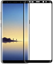 Folie plastic protectie ecran Full Face margini negre Nano Pro pentru Samsung Galaxy Note 8 (SM-N950)