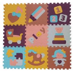  Babygreat - Covoras Puzzle Lumea jucariilor 92x92 cm (BBS_5002018)