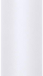 PartyDeco S. r. o Dekoranyag, tüll, 30CM, 9M, fehér