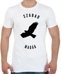 printfashion szabadmadár - Férfi póló - Fehér (1319993)