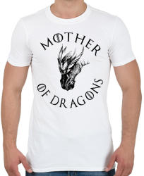 printfashion Mother of dragons - Férfi póló - Fehér (1321115)