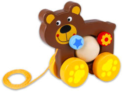 Tooky Toy Húzható fajáték - Medve