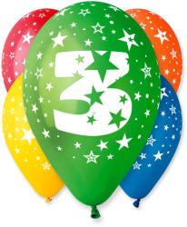 GoDan GS110/3 színes számos lufi 5 db