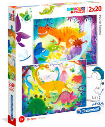 Clementoni Dinoszauruszos 2x20 db-os (MH-24755)