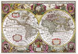 Trefl A New Land and Water Map of the Entire Earth 1630 - 2000 piese (27095)