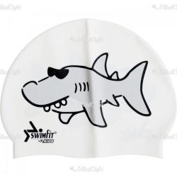 Swimfit Úszósapka Swimfit cápás fehér (204000057)