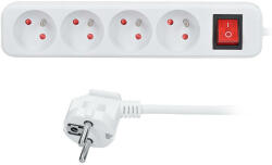 Solight 4 Plug 1.5 m Switch (PP30)